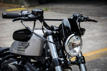 RICK'S FIBERGLASS MINI WINDSHIELD FOR SPORTSTER